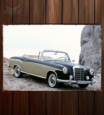 Металлическая табличка Mercedes-Benz S-Klasse Cabriolet (W180-128)1136